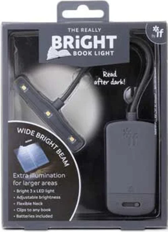 Lampička do knížky - Bright Book Light, šedá