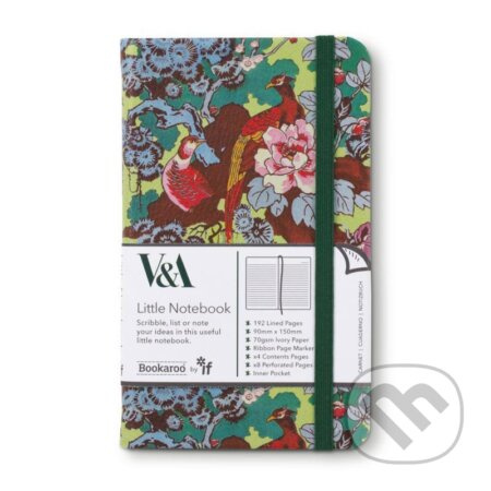 Bookaroo V&A Kapesní zápisník A6 - Sundour Pheasant