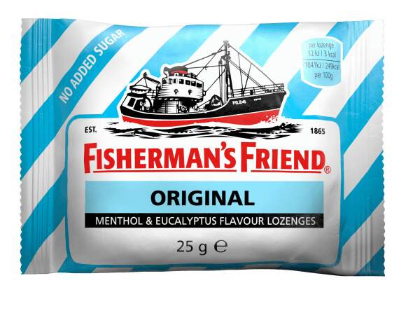 FISHERMANS Friend bonbóny dia eukalyptus modré 25 g