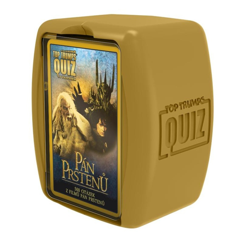 TOP TRUMPS QUIZ Pán prstenů CZ - kvízová karetní hra - hra z kategorie Party hry