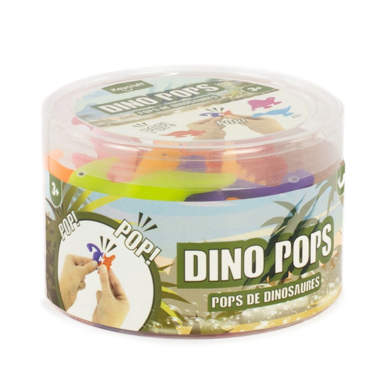 vyskakovací mini dinosauři s přísavkami v tubě