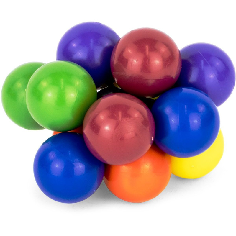 Mačkací míček atomová mřížka – antistresová senzorická hračka