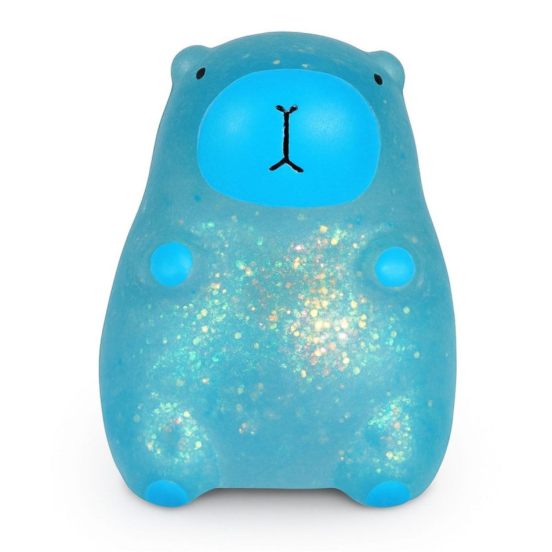 Mačkací gelová třpytivá kapybara – antistresová hračka