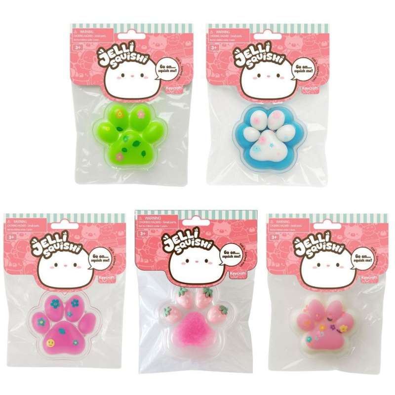 Gelová mačkací tlapka Jelli Squishi