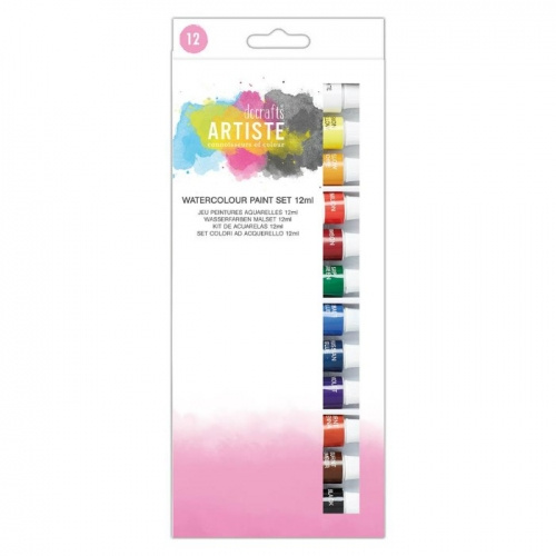 Akvarelové barvy Artiste sada (12x12ml)