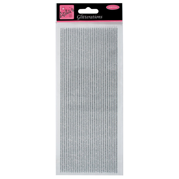 Samolepicí proužky na scrapbooking, stříbrné, ANT 8181013 Davona s.r.o.