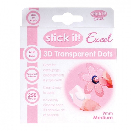 Lepicí kapky na scrapbooking 3D, 9 mm Davona s.r.o.