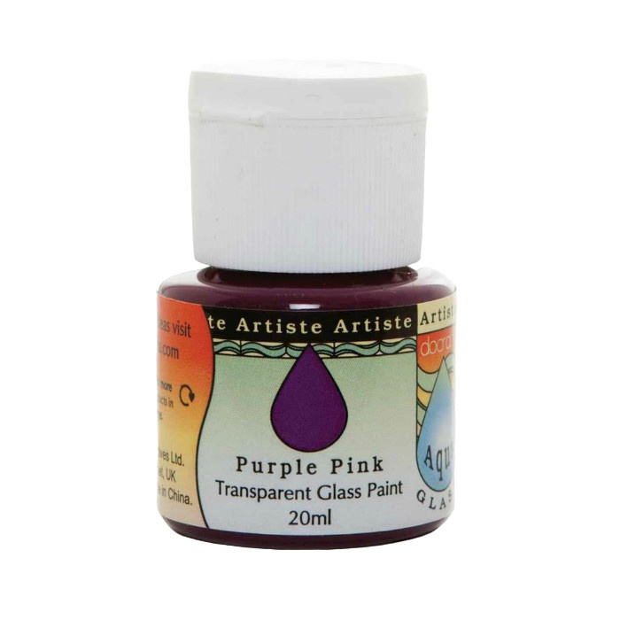 Barva na sklo 20ml Aquaglass - vínová