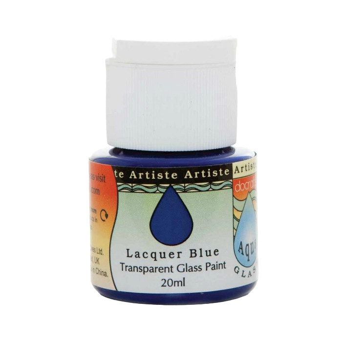 Barva na sklo 20ml Aquaglass - královsky modrá