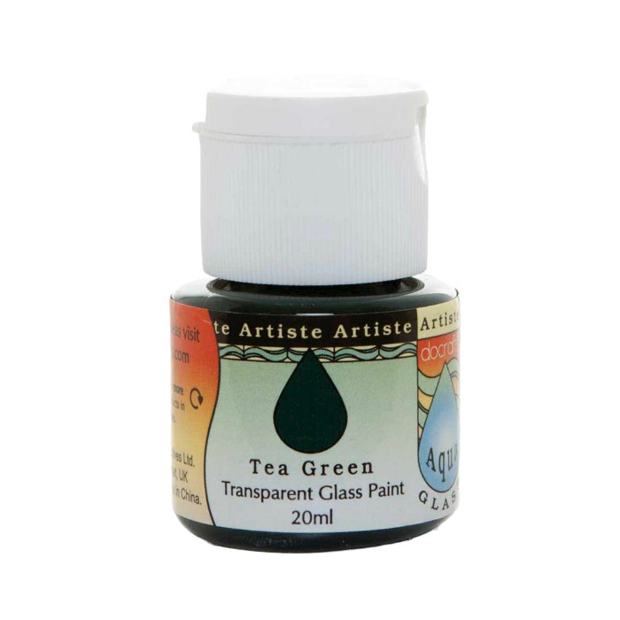 Barva na sklo 20ml Aquaglass - zelený čaj