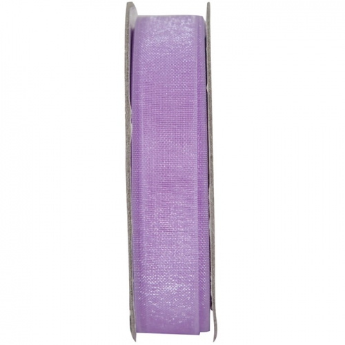 Stuha organza fialová mlha (3m)