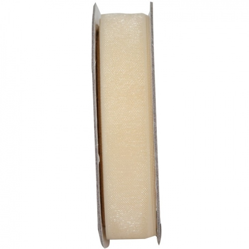 Stuha organza krémová (3m)
