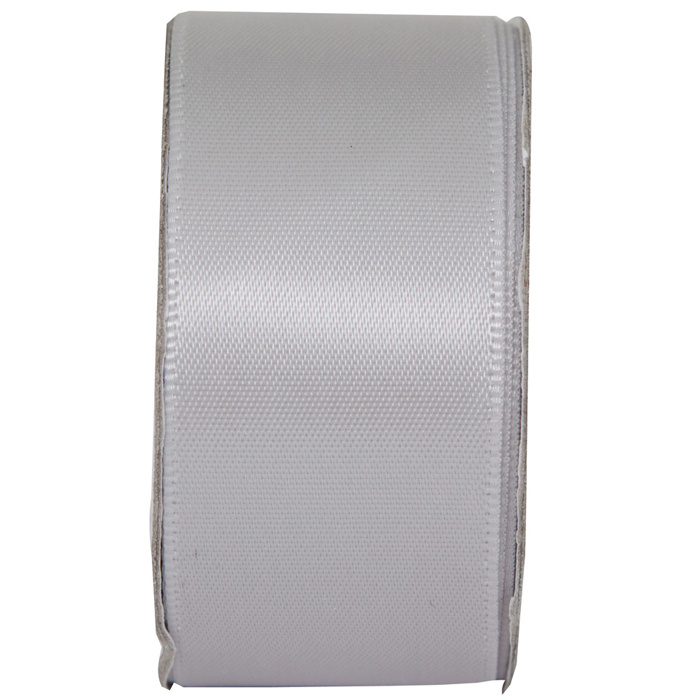 Stuha saténová široká stříbrná (3m)