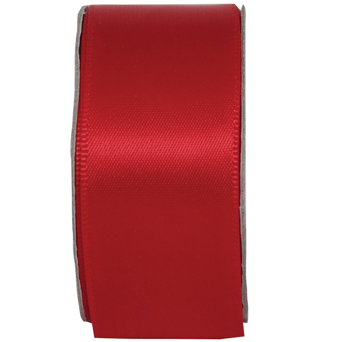 Stuha saténová široká červená (3m)