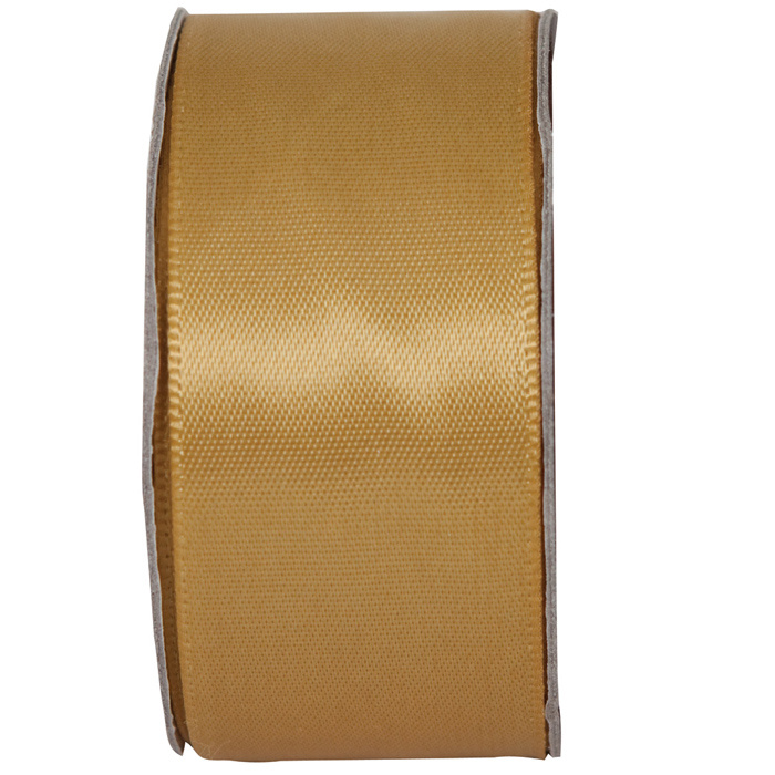 Stuha saténová široká zlatá (3m)