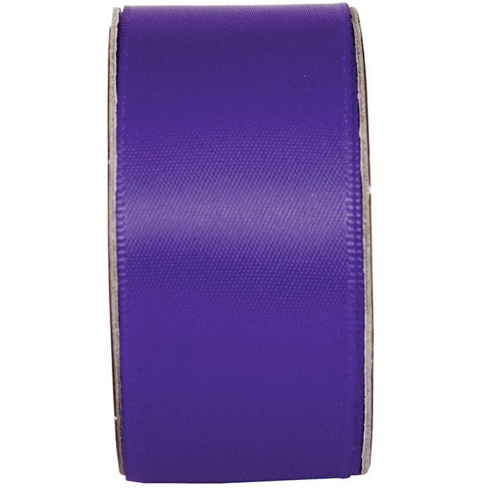 Stuha saténová široká fialová (3m)