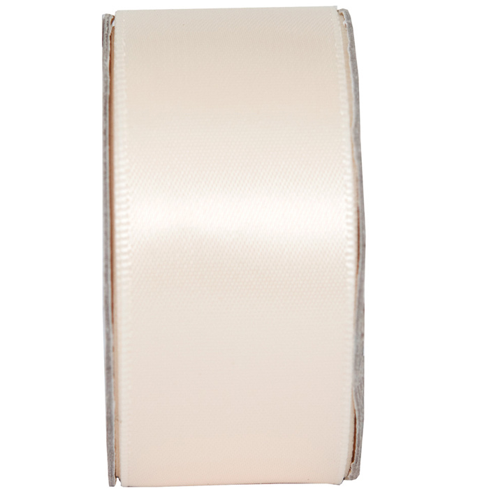 Stuha saténová široká krémová (3m)