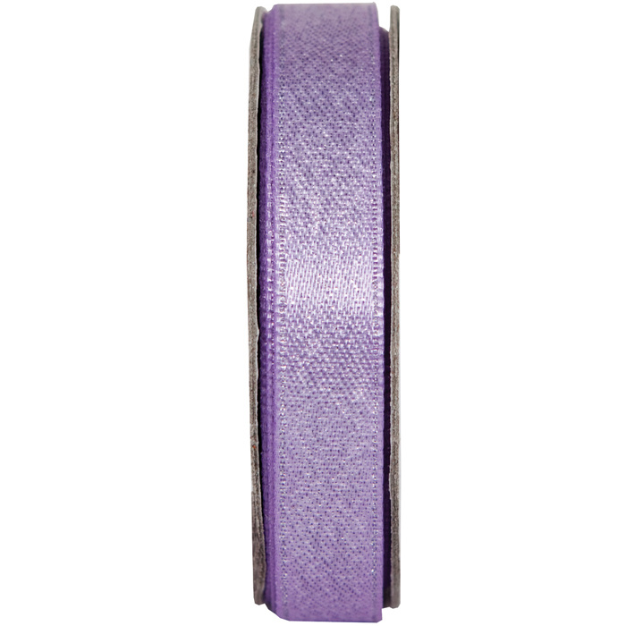 Stuha saténová třpytivá fialová (3m)