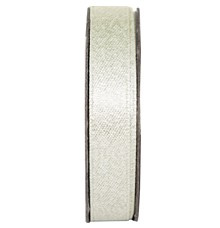 Stuha saténová třpytivá krémová (3m)