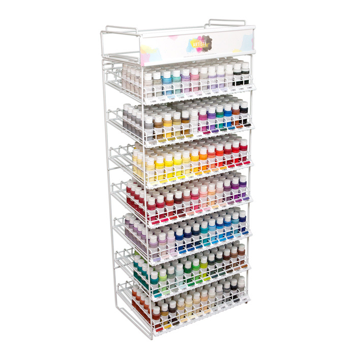 Stojan na akrylové barvy Artiste na 84 odstínů barev PRÁZDNÝ