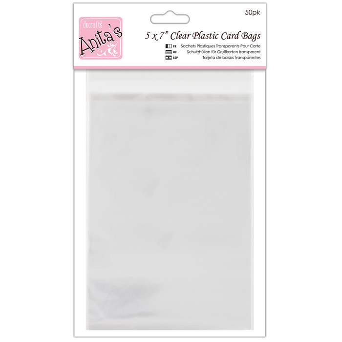 Celofánové obaly na obálky 14,2 × 19,3 cm (50 ks)