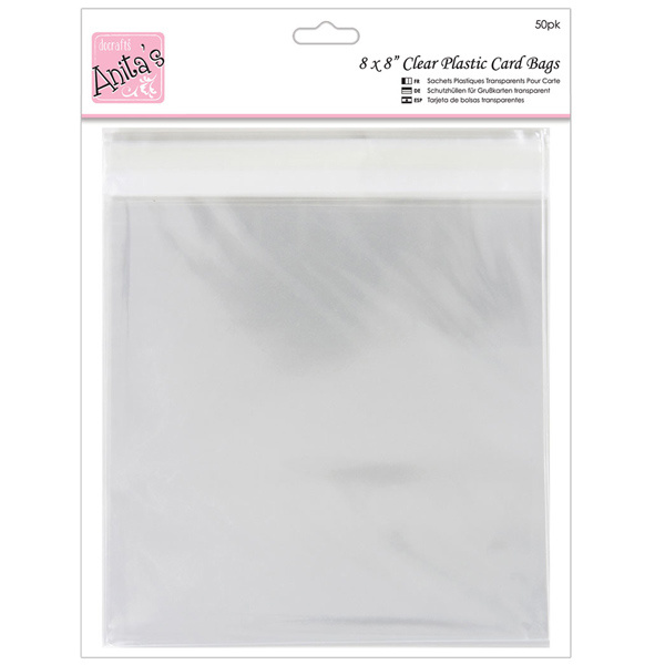 Celofánové obaly na obálky 22 × 22 cm (50 ks)