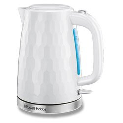 Russell Hobbs Honeycomb - rychlovarná konvice - bílá, 1,7 l