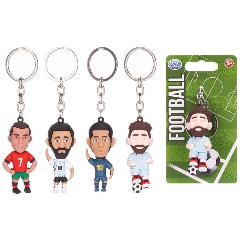 klíčenka fotbalista messi nebo ronaldo 6 cm
