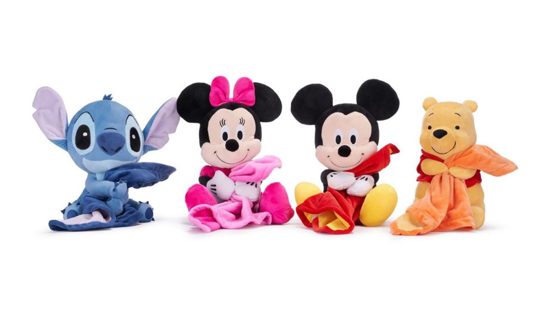 Disney plyšák s dekou (mix motivů) 25 cm - 1 kus