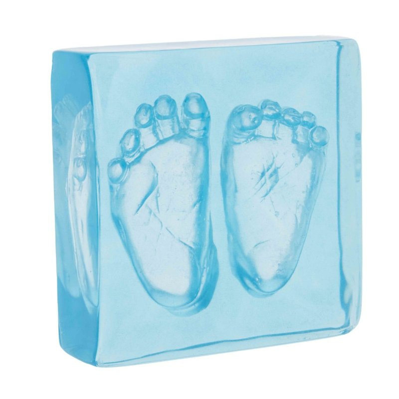 Dooky Crystal Memories DeLuxe 3D Frame Handprint & Footprint sada na otisk miminka 1 ks