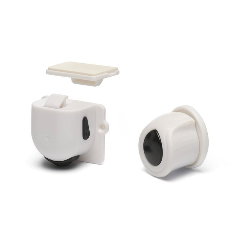 Dooky magnetické uzávěry skříněk 8ks + 2 klíče White