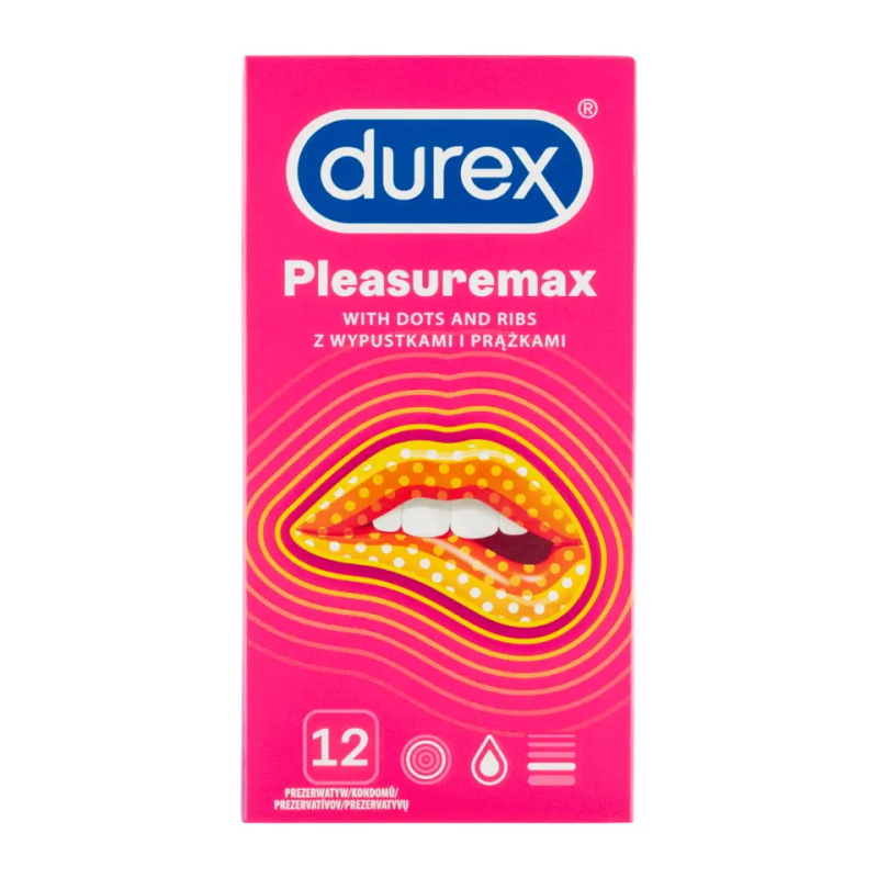 DUREX kondomy Pleasuremax 12 ks