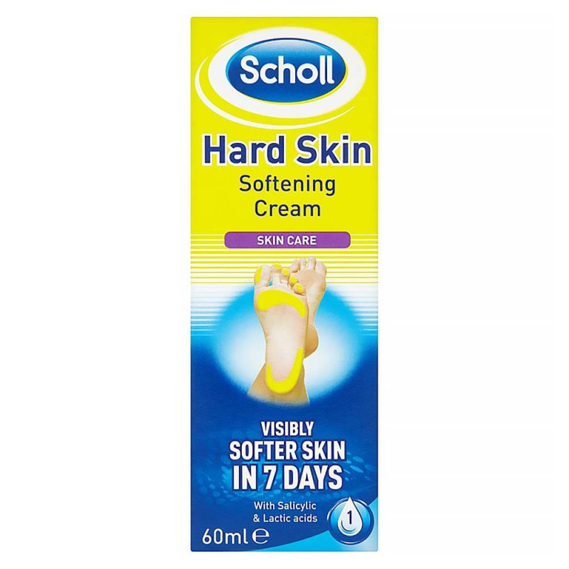 Scholl Hard Skin noční krém na změkčení ztvrdlé kůže 60 ml