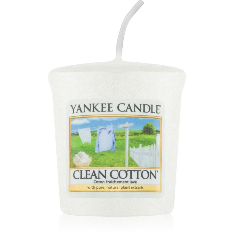 Yankee Candle Clean Cotton votivní svíčka 49 g