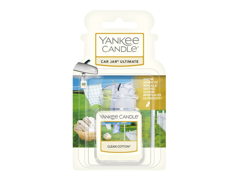 Yankee Candle Clean Cotton vůně do auta závěsná 1 ks
