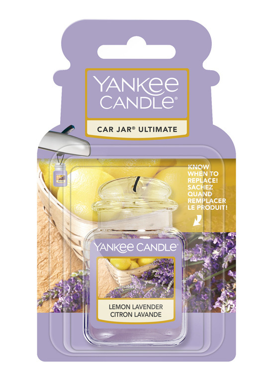 Yankee Candle Lemon Lavender vůně do auta závěsná 1 ks
