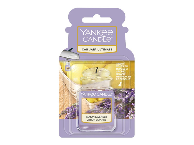 Yankee Candle Lemon Lavender vůně do auta závěsná 1 ks