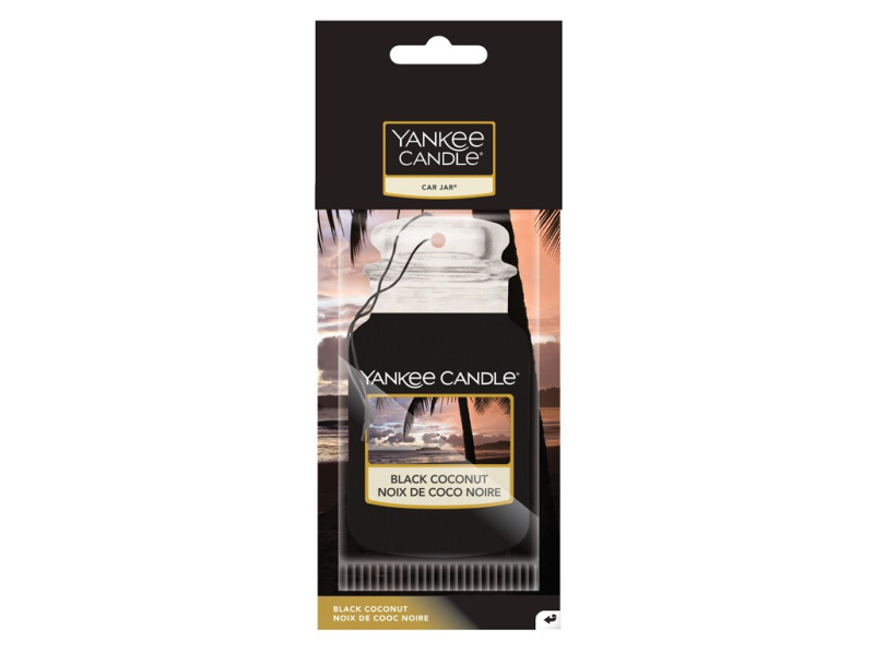 Yankee Candle Black Coconut vonná auto visačka 1 ks