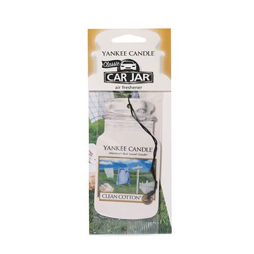 Yankee Candle Clean Cotton vonná auto visačka 1 ks