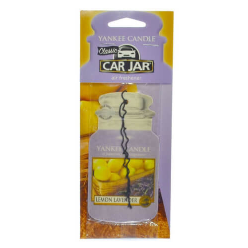 YANKEE CANDLE LEMON LAVENDER VŮNĚ DO AUTA - PAPÍROVÁ AUTO VISAČKA