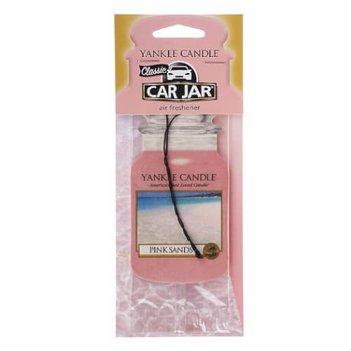 Yankee Candle Pink Sands vonná auto visačka 1 ks
