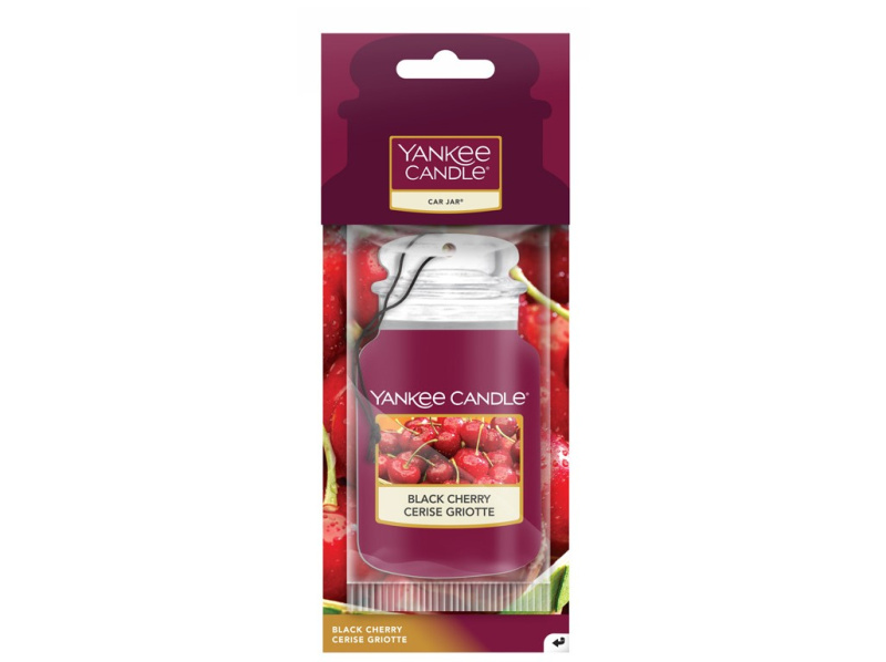 Yankee Candle Black Cherry vonná auto visačka 1 ks
