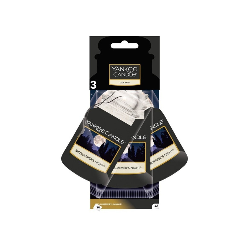 Yankee Candle Midsummer´s Night vonná auto visačka 3 ks