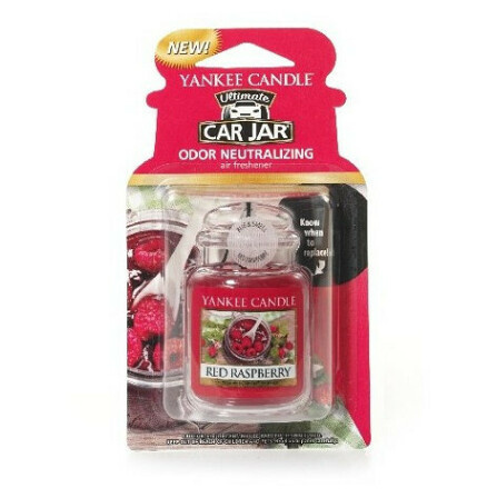 Yankee Candle Red Raspberry vůně do auta závěsná 1 ks
