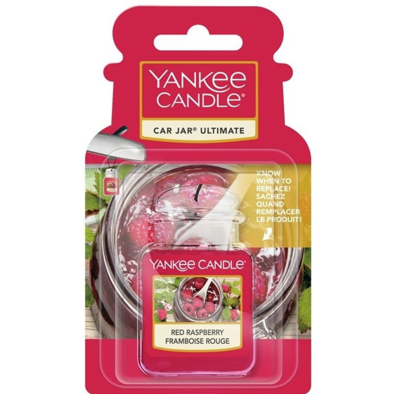 Yankee Candle Red Raspberry vůně do auta závěsná 1 ks