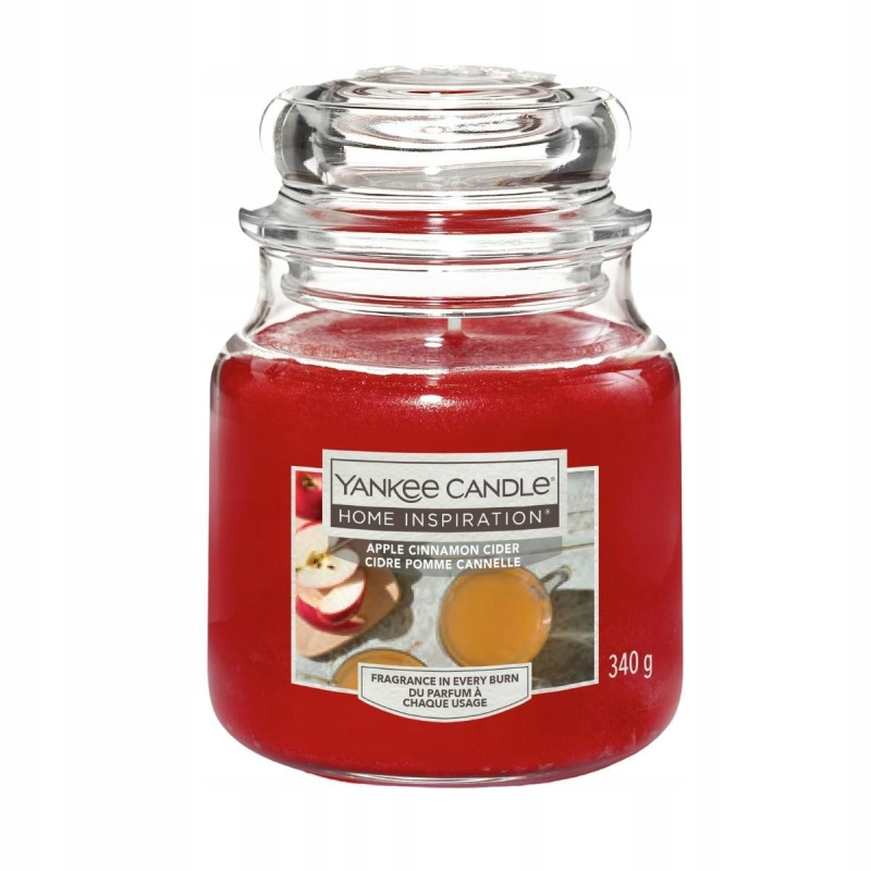 Yankee Candle Aromatická svíčka Home Inspiration Apple Cinnamon Cider 340 g