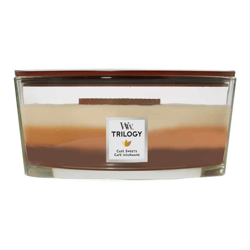 Wood Wick Trilogy Vonná svíčka Café Sweets 454 g