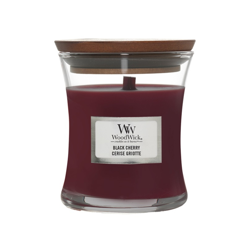 Wood Wick Vonná svíčka Black Cherry 85 g