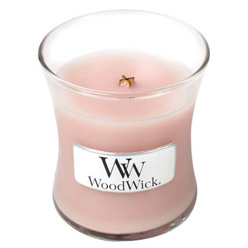 Woodwick Coastal Sunset vonná svíčka s dřevěným knotem 85 g