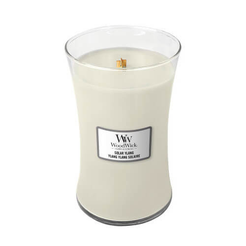 Woodwick Solar Ylang vonná svíčka s dřevěným knotem 609.5 g